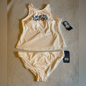 Life is Good Tankini Swimsuit NWT